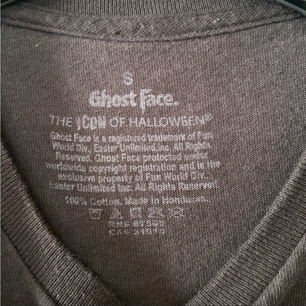 Ghost Face Scream Icons Of Horror Black Tarot Card T-Shirt - Picture 5 of 5